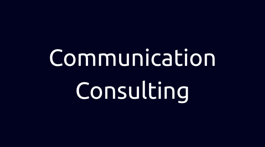 Communication Consulting